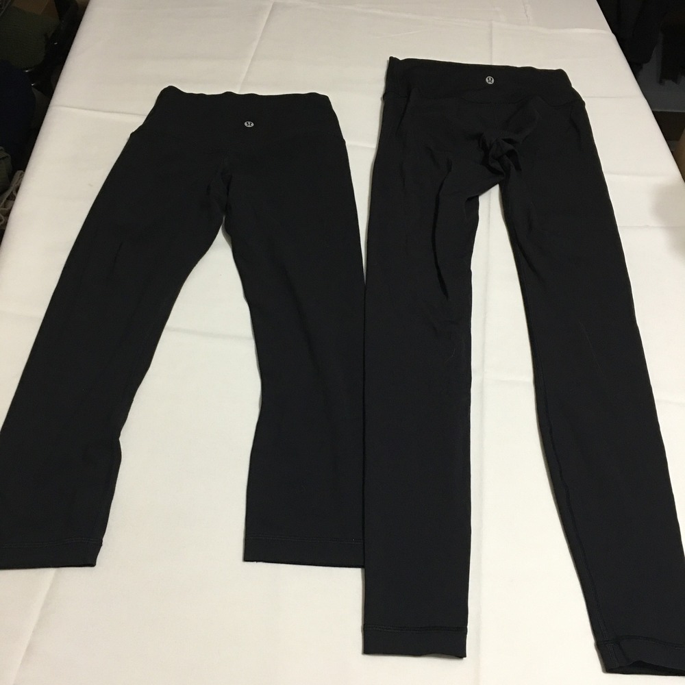 Lot of 4 Lululemon Align High Rise Leggings Women Sz 4 Black Wunder Under Tight - Picture 10 of 14